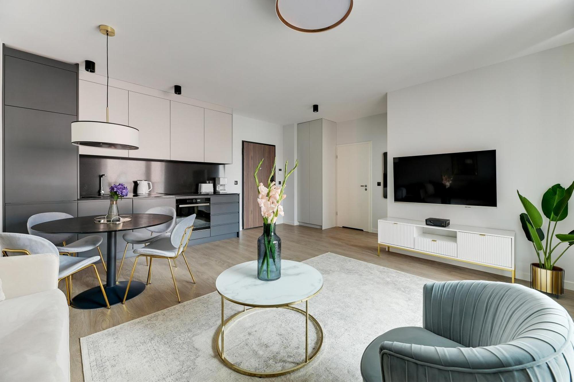 Scala City Center Magic Apartments With Parking By Lion Apartments Gdansk Exterior photo